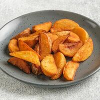 Картофельные дольки с кетчупом в Горожане