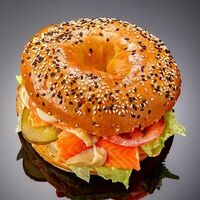 Бейгл с форелью в Coffee Corner