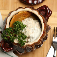 Драники с курицей в Имбирь