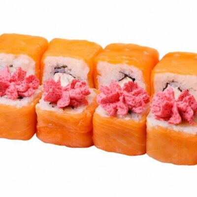 Филадельфия с икрой в Мега 45 по цене 579 ₽