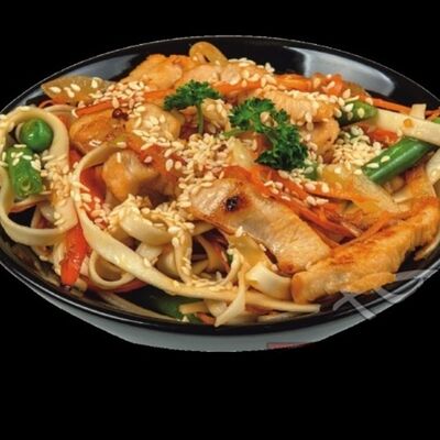 Вок Индейка с соусом терияки в Японка по цене 560 ₽