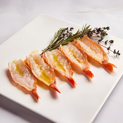 Креветки аргентинские охлажденные полуфабрикат в Рыба моя по цене 390 ₽