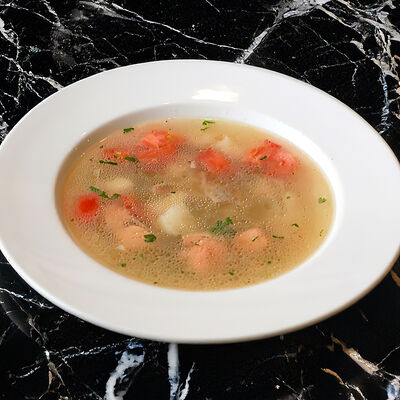 Уха с лососем и треской в Picasso по цене 1130 ₽