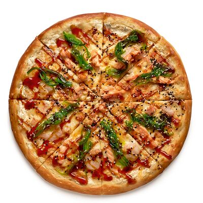 Пицца Чука с креветками и лососемв CITYBAR по цене 765 ₽