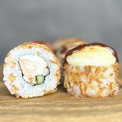 Запеченный с курицей и луком фри в ГансРолл по цене 460 ₽