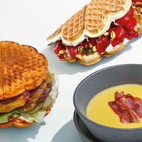 Логотип Vaffel Норвежские вафли