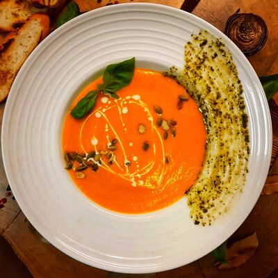 Крем-суп из тыквы в Мельница по цене 410 ₽
