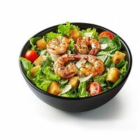 Салат Цезарь с креветками в Белый КоЁт