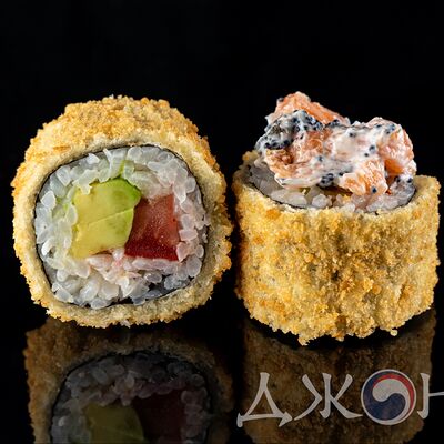 Горячий ролл Севиче угорь-лосось в Джонга по цене 480 ₽