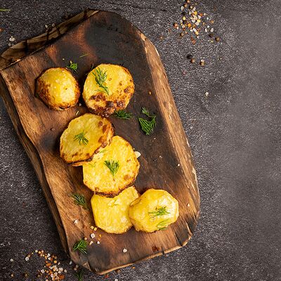 Картошка на мангале в Бакинский дворик по цене 185 ₽