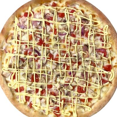 Пицца Сырный цыплёнок в Суши пицца по цене 753 ₽