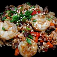Тяхан с морепродуктами в Король суши