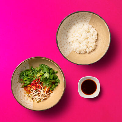 Вок с овощами, рисом и соусом терияки в VASILCHUKI Chaihona №1 по цене 390