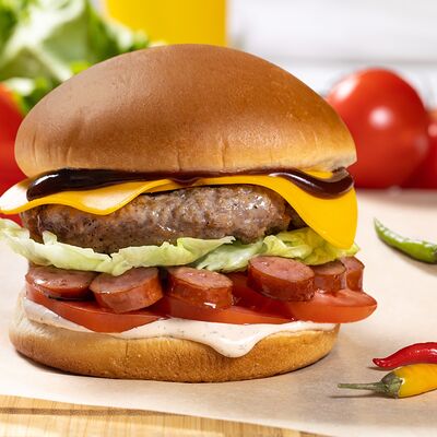 Бургер Барбекю в Шаурма Куулпицца по цене 635 ₽