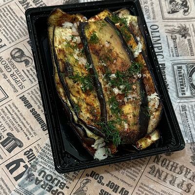 Баклажан на мангале с чесночкомв Кавказская кухня по домашнему по цене 650 ₽