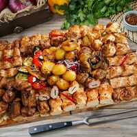 Логотип Пожарь вкусно