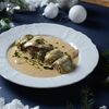 Голубцы с говядиной и свининой в соусе из лесных грибов в Ресторан ЩЕПКИНЪ по цене 690