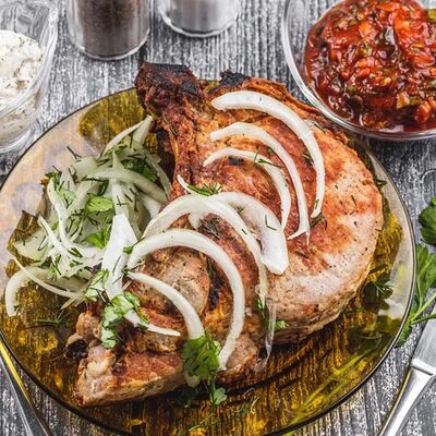 Стейк из свинины в ARM HOUSE по цене 810 ₽