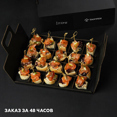 Сет канапе с лососем в Ёрш по цене 4000