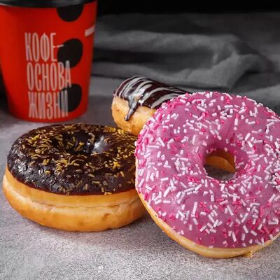 Донатс пончик в КОМБИНАТ шаурма и стритфуд по цене 120 ₽