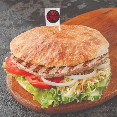 Бургер с плескавицей в YGOSLAVIA GRILL по цене 590 ₽