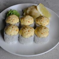 Запечённый с крабом и омлетом в Нами