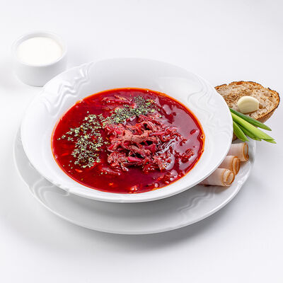 Борщ со сметаной в Bistro Pizzateca 9.8 по цене 800 ₽