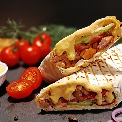 Классическая шаурма в Блин да денёр по цене 339 ₽
