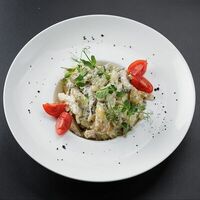 Паста с черноморским рапаном и грибами в Капитан