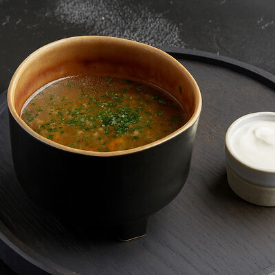 Рассольник по-ленинградски в Бибирево по цене 550 ₽