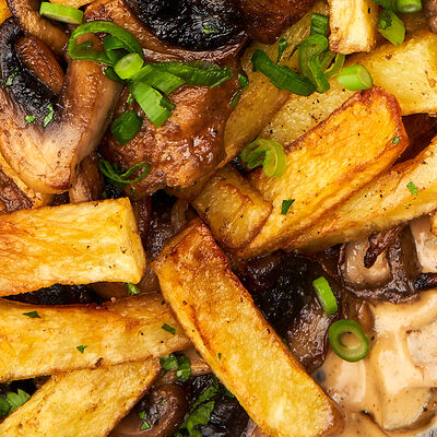 Жареный картофель с грибами в Mojo по цене 280