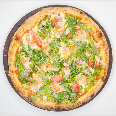 Пицца Руккола с креветками в Pizza Sun по цене 729 ₽