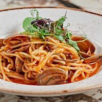 Папарделле с морскими деликатесами в Армега