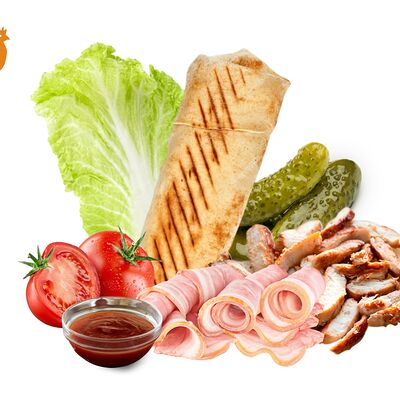Шаурма BBQ с курицей в Picnic по цене 480 ₽
