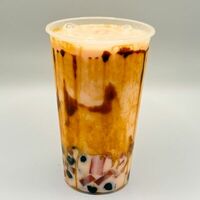 Клубничный пломбир в КРАШ Bubble Tea