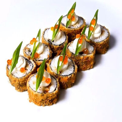 Темпура с угрем и икрой лосося в KIMONO по цене 360