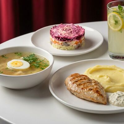 Бизнес-ланч из 3 блюд в НУАР по цене 650 ₽