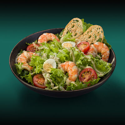 Салат Цезарь с креветками в Пицца Пи по цене 549
