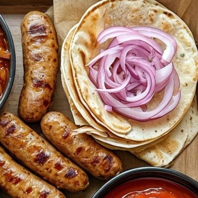 Шашлычные колбаски на гриле в Сытый Лось по цене 600 ₽