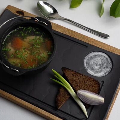 Уха от Михалыча с тремя видами рыбы в Дача по цене 650 ₽