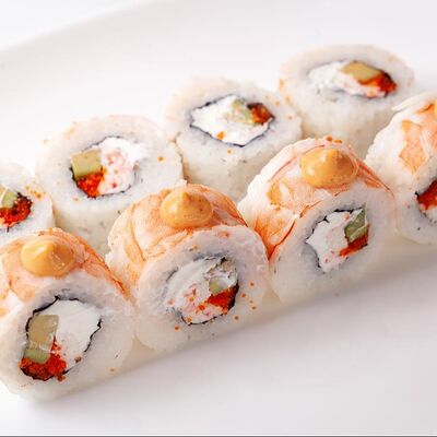 Ролл Сочная Креветкав Сыто Пьяно по цене 415 ₽