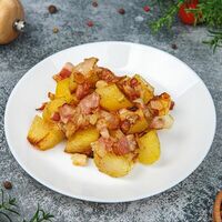 Картофель, запеченный с беконом в Family Food