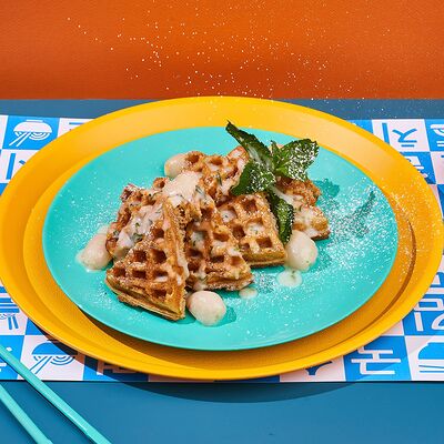 Вафли с плодами личи в Korean Chick по цене 297