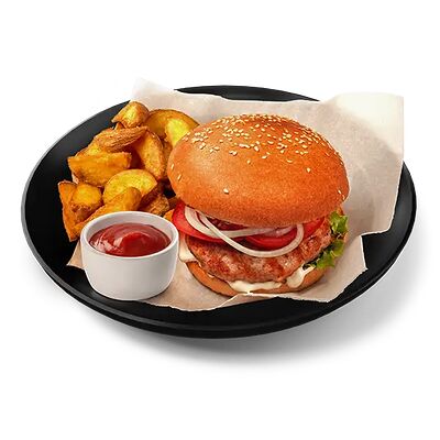 Крафт Бургер курица в Шашлыкоff по цене 630 ₽