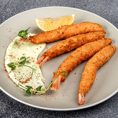 Креветки в темпуре с соусом Свит васаби в Pizza Lavka по цене 449 ₽