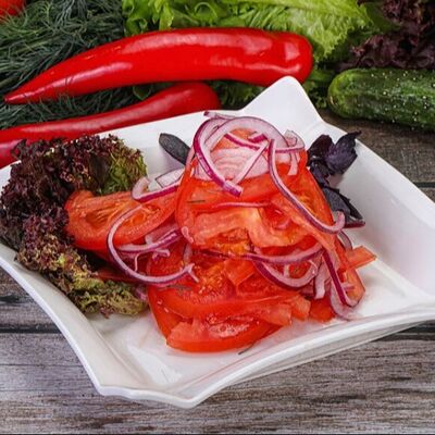 Салат из сладких томатов в ПроЕДУ по цене 340 ₽