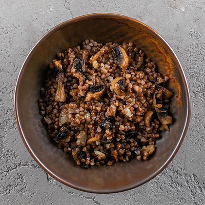 Греча с грибами в Мангал по цене 185 ₽