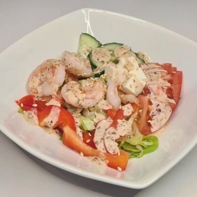 Салат Юми с креветкой в Ymi по цене 432 ₽