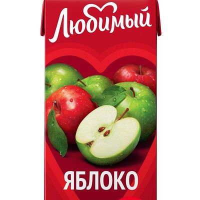Сок Любимый Яблочный в Луна по цене 360 ₽