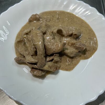 Печень Говяжья По-Строгановски в Народная столовая по цене 220 ₽